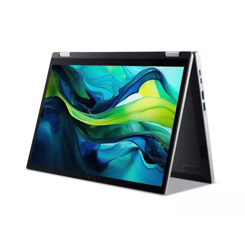 Hybrid (2-in-1) laptop Acer Aspire Go Spin 14 AGSP14-31PT-C72L — 14 inch WUXGA touchscreen, Intel N150, 16 GB LPDDR5, 512 GB SSD, Windows 11 Home, Silver