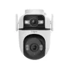 TP-Link Tapo Outdoor Dual Lens Pan/Tilt Security Camera, IP security camera, Outdoor, Wired & Wireless, Ceiling/Wall/Pole, White, Spherical