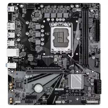 GIGABYTE B760M H V2 Motherboard - Supports Intel Core 14th Gen CPUs, 5+1+1 Phases Digital VRM, up to 8000MHz DDR5 (O.C.), 1xPCIe 4.0 M.2, 1GbE LAN, USB 3.2 Gen1