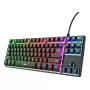 Tenkeyless gaming keyboard TRUST GXT 833 Thado, TKL 87-key, USB, QWERTY US, Membrane, RGB, Black