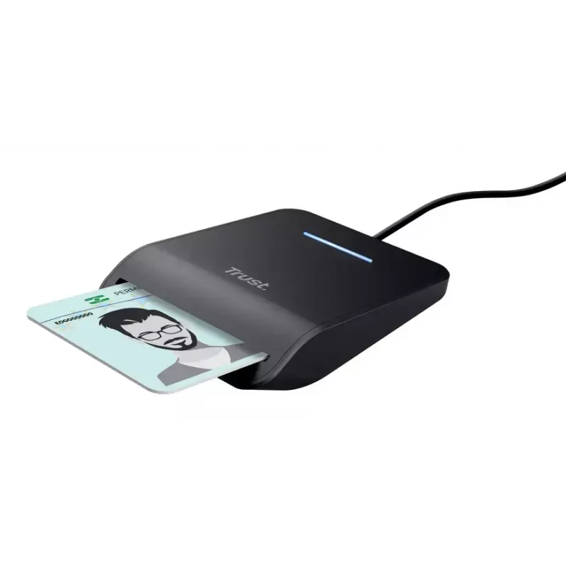Trust Primo smart card reader Indoor USB USB Type-C Black
