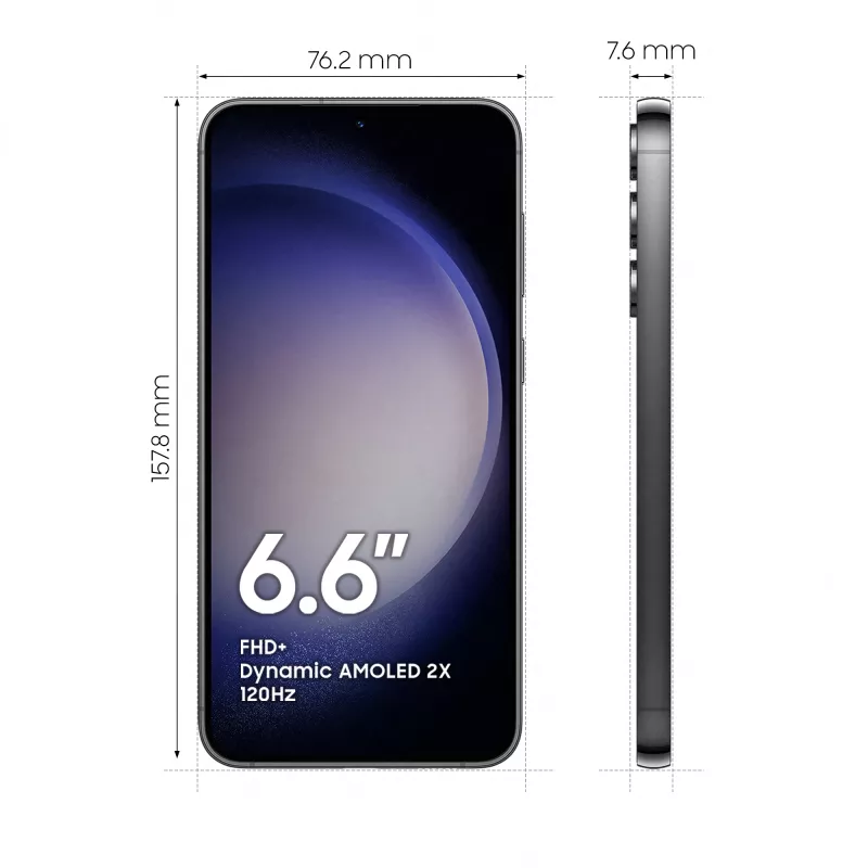 Samsung Galaxy S23+ SM-S916B 16.8 cm (6.6 inch) Dual SIM Android 13 5G USB Type-C 8 GB 512 GB 4700 mAh Black