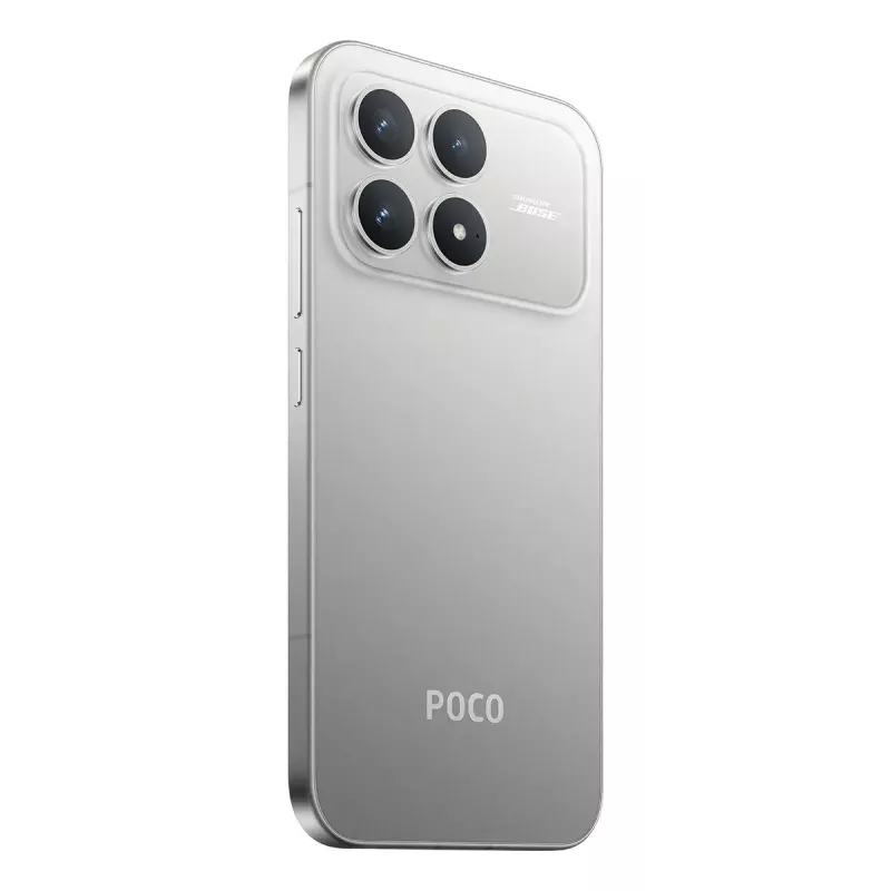 Smartphone POCO F8 Pro 6.59 inch Dual SIM 5G, Snapdragon 8 Elite, 12 GB RAM, 512 GB, 6210 mAh, Silver/Titanium