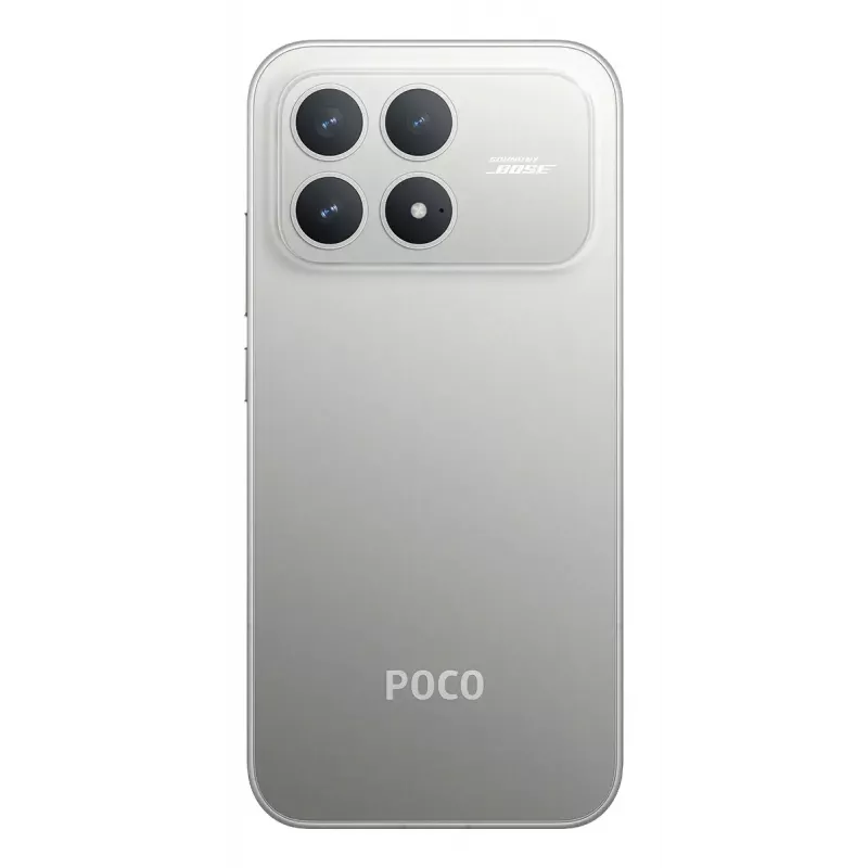 Smartphone POCO F8 Pro 6.59 inch Dual SIM 5G, Snapdragon 8 Elite, 12 GB RAM, 512 GB, 6210 mAh, Silver/Titanium