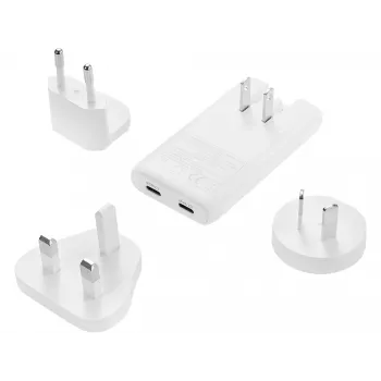 Sandberg 4in1 TravelCharger 65W White, Indoor, AC, 20 V, White
