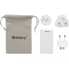 Sandberg 4in1 TravelCharger 65W White, Indoor, AC, 20 V, White
