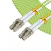 Fibre optic cable MicroConnect FIB551005 — OM5, 5 m, LC–LC, 9 µm core, full duplex, green