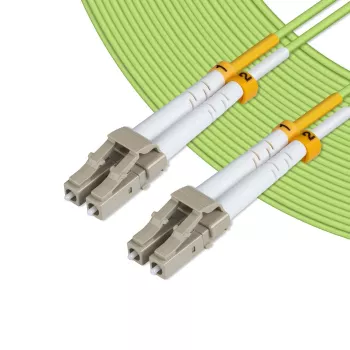 Fibre optic cable MicroConnect FIB551005 — OM5, 5 m, LC–LC, 9 µm core, full duplex, green