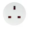 Hama 00223452 power plug adapter Type F Type G (UK) White