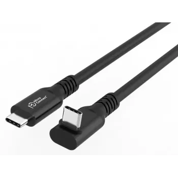 USB C to USB C cable MicroConnect MC-USB3.2CC015-FA USB 3.2 Gen 2x2 0.15 m Black