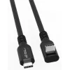 USB C to USB C cable MicroConnect MC-USB3.2CC025-FA, USB 3.2 Gen 2x2, 0.25 m, Black