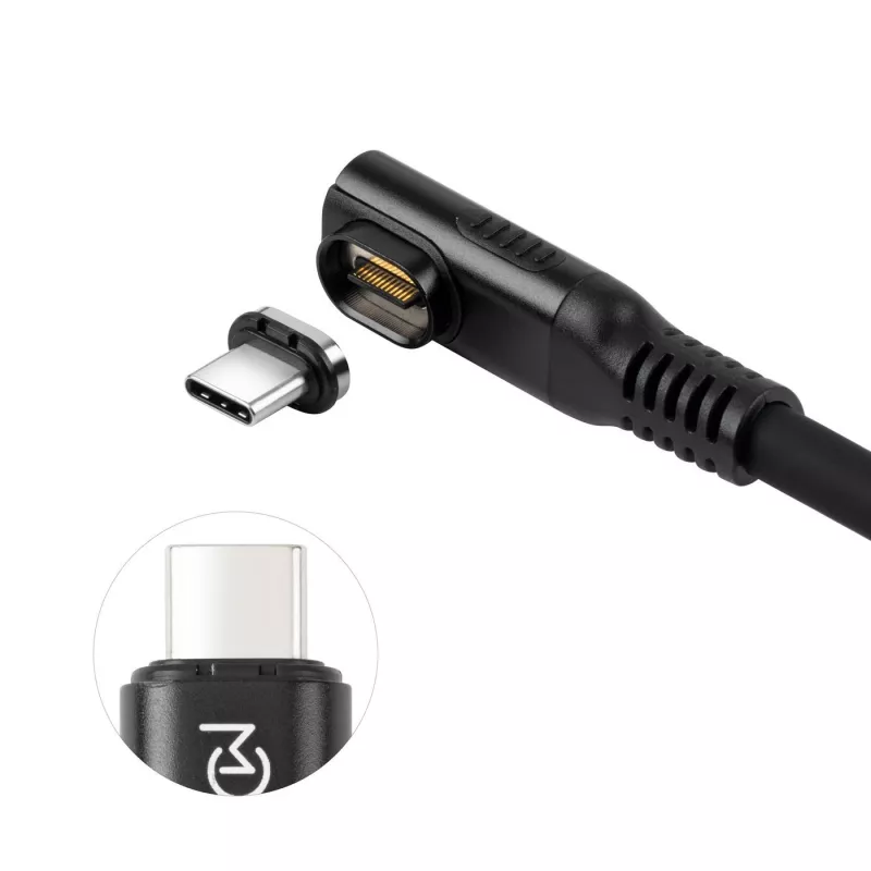 USB4 Gen 3x2 USB-C to USB-C cable MicroConnect MC-LS-USB4CC0.15-A — 0.15 m, black