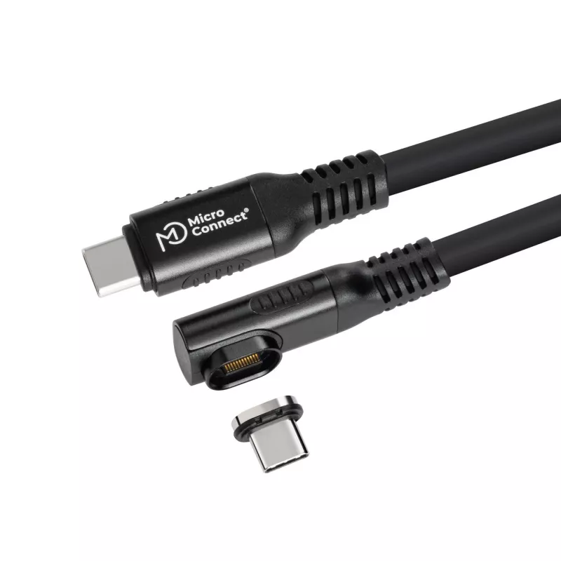 USB4 Gen 3x2 USB-C to USB-C cable MicroConnect MC-LS-USB4CC0.15-A — 0.15 m, black