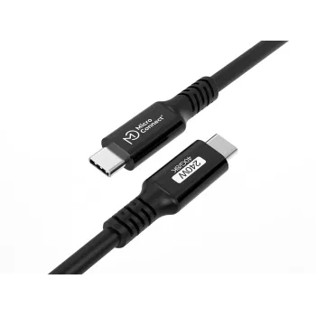 Microconnect USB4CC015-240W USB cable USB4 Gen 3x2 0.15 m USB C Black