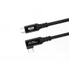 USB-C to USB-C cable MicroConnect USB3.2CC015-A, USB 3.2 Gen 2x2, 20 Gbit/s, 0.15 m, black