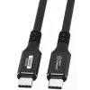 USB-C to USB-C cable MicroConnect USB3.2CC015 — USB 3.2 Gen 2x2, 0.15 m, black