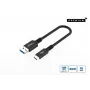 Microconnect USB3.2AC015 USB cable USB 3.2 Gen 2 (3.1 Gen 2) 0.15 m USB C USB A Black