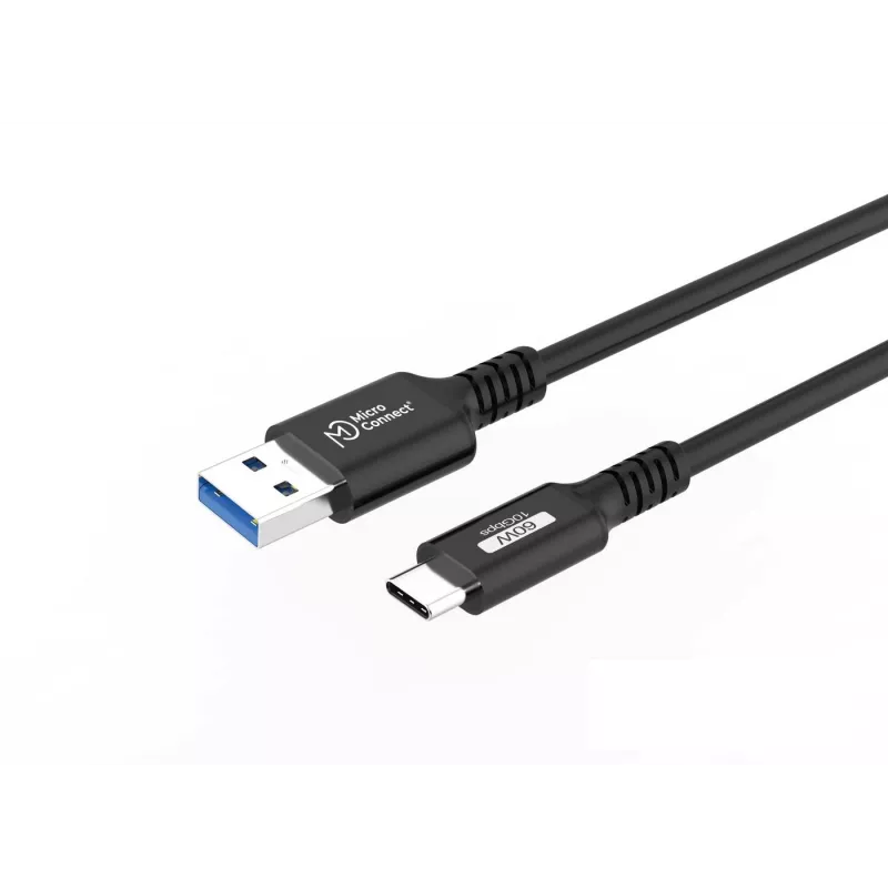 Microconnect USB3.2AC015 USB cable USB 3.2 Gen 2 (3.1 Gen 2) 0.15 m USB C USB A Black