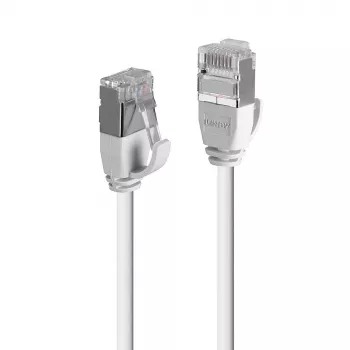Lindy 0.3m Cat.6A U/FTP Ultra Slim Network Cable, Grey, 0.3 m, Cat6a, U/FTP (STP), RJ-45, RJ-45, Grey