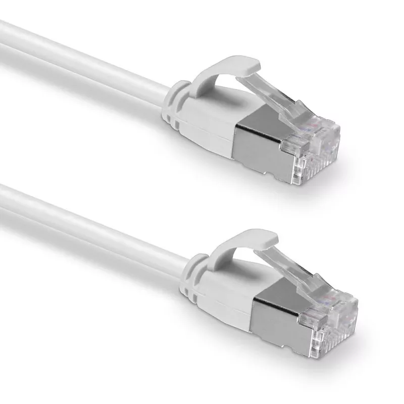 Lindy 1m Cat.6A U/FTP Ultra Slim Network Cable, Grey, 1 m, Cat6a, U/FTP (STP), RJ-45, RJ-45, Grey