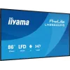 Digital signage flat panel IIYAMA LH8664UHS-B3AG — 85.6 inch (2.17 m) 3840x2160 4K IPS, 450 cd/m², Wi‑Fi, Android, 24/7, Black