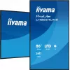 Digital signage flat panel IIYAMA LH8664UHS-B3AG — 85.6 inch (2.17 m) 3840x2160 4K IPS, 450 cd/m², Wi‑Fi, Android, 24/7, Black