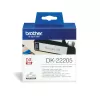 Continuous label Brother DK22205 Black on White 6.2cm x 30.48m