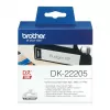 Continuous label Brother DK22205 Black on White 6.2cm x 30.48m