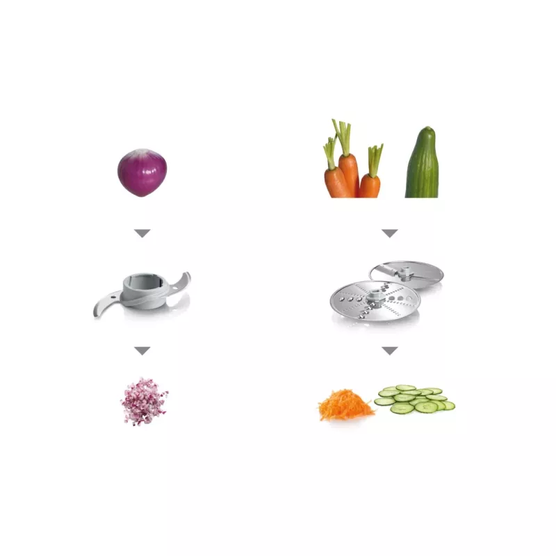 Bosch MCM3110W food processor 800 W 2.3 L White