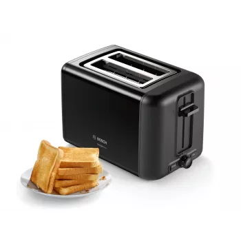Bosch TAT3P423 toaster 2 slice(s) 970 W Black