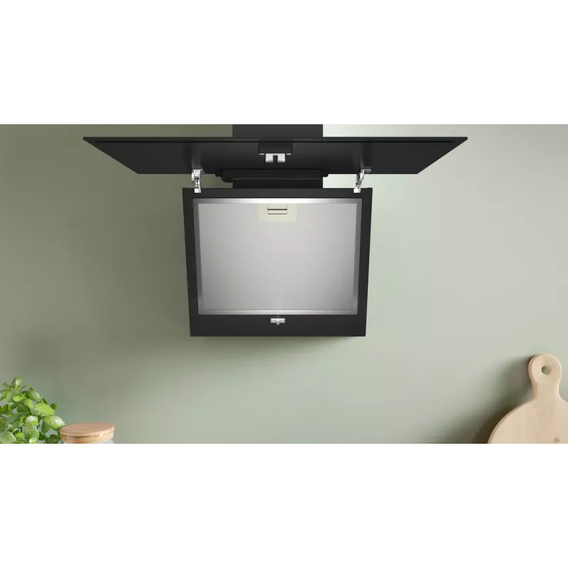 Bosch Serie 2 DWK65DK60 cooker hood Wall-mounted Black 430 m³/h