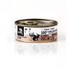 Wet cat food 3coty Turkey with rabbit, 80 g can — complete adult cat feed, protein 20%, fat 9%
