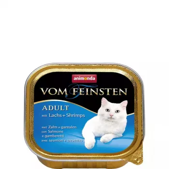 Wet cat food animonda Vom Feinsten Mature Salmon 100 g — adult, tray, gluten- and soy-free