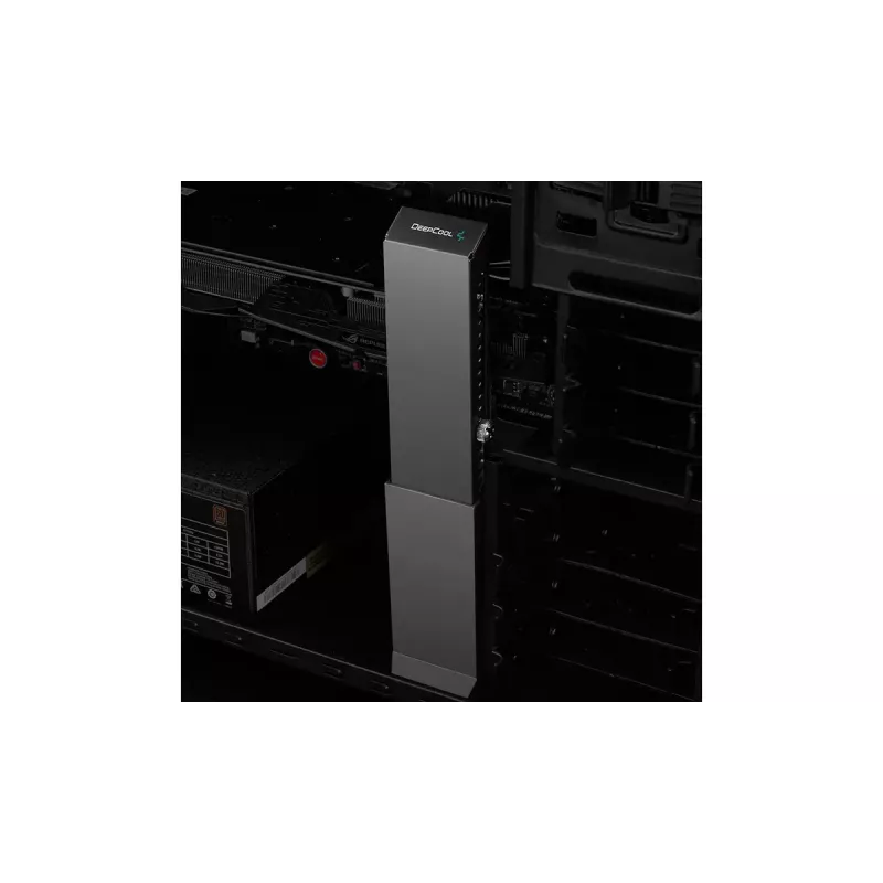 Graphic card holder DeepCool GH-01 Universal, black, 52.6×60.6×163.7 mm