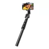 Selfie stick UGREEN LP680 Bluetooth with remote, extension up to 1.7 m, max height 180 cm, universal compatibility, black