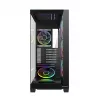 PC mid-tower case MODECOM VOLCANO STELLAR PLUS ARGB MIDI, 5 front fans, tempered glass, USB-C