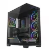 PC mid-tower case MODECOM VOLCANO STELLAR PLUS ARGB MIDI, 5 front fans, tempered glass, USB-C