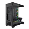 PC mid-tower case MODECOM VOLCANO STELLAR PLUS ARGB MIDI, 5 front fans, tempered glass, USB-C