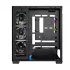 PC mid-tower case MODECOM VOLCANO STELLAR PLUS ARGB MIDI, 5 front fans, tempered glass, USB-C