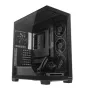 PC mid-tower case MODECOM VOLCANO STELLAR PLUS ARGB MIDI, 5 front fans, tempered glass, USB-C