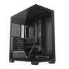 PC case MODECOM VOLCANO STELLAR PLUS MIDI BLACK — mid-tower ATX, tempered glass, USB-C, supports up to 420 mm GPU