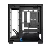 PC case MODECOM VOLCANO STELLAR PLUS MIDI BLACK — mid-tower ATX, tempered glass, USB-C, supports up to 420 mm GPU