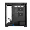PC case MODECOM VOLCANO STELLAR PLUS MIDI BLACK — mid-tower ATX, tempered glass, USB-C, supports up to 420 mm GPU