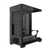 PC case MODECOM VOLCANO STELLAR PLUS MIDI BLACK — mid-tower ATX, tempered glass, USB-C, supports up to 420 mm GPU