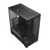 PC case MODECOM VOLCANO STELLAR PLUS MIDI BLACK — mid-tower ATX, tempered glass, USB-C, supports up to 420 mm GPU