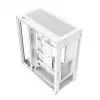 PC case MODECOM VOLCANO STELLAR PLUS MIDI WHITE — Midi Tower, microATX, tempered glass, USB-C, supports GPU 420 mm