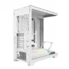 PC case MODECOM VOLCANO STELLAR PLUS MIDI WHITE — Midi Tower, microATX, tempered glass, USB-C, supports GPU 420 mm