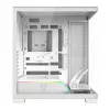 PC case MODECOM VOLCANO STELLAR PLUS MIDI WHITE — Midi Tower, microATX, tempered glass, USB-C, supports GPU 420 mm