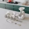 Meat Grinder SMAPP model 490.81 WHITE - 2200 W, 1 speed, 2.7 kg/min, 3 strainers, white, shredding attachment