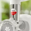 Meat Grinder SMAPP model 490.81 WHITE - 2200 W, 1 speed, 2.7 kg/min, 3 strainers, white, shredding attachment